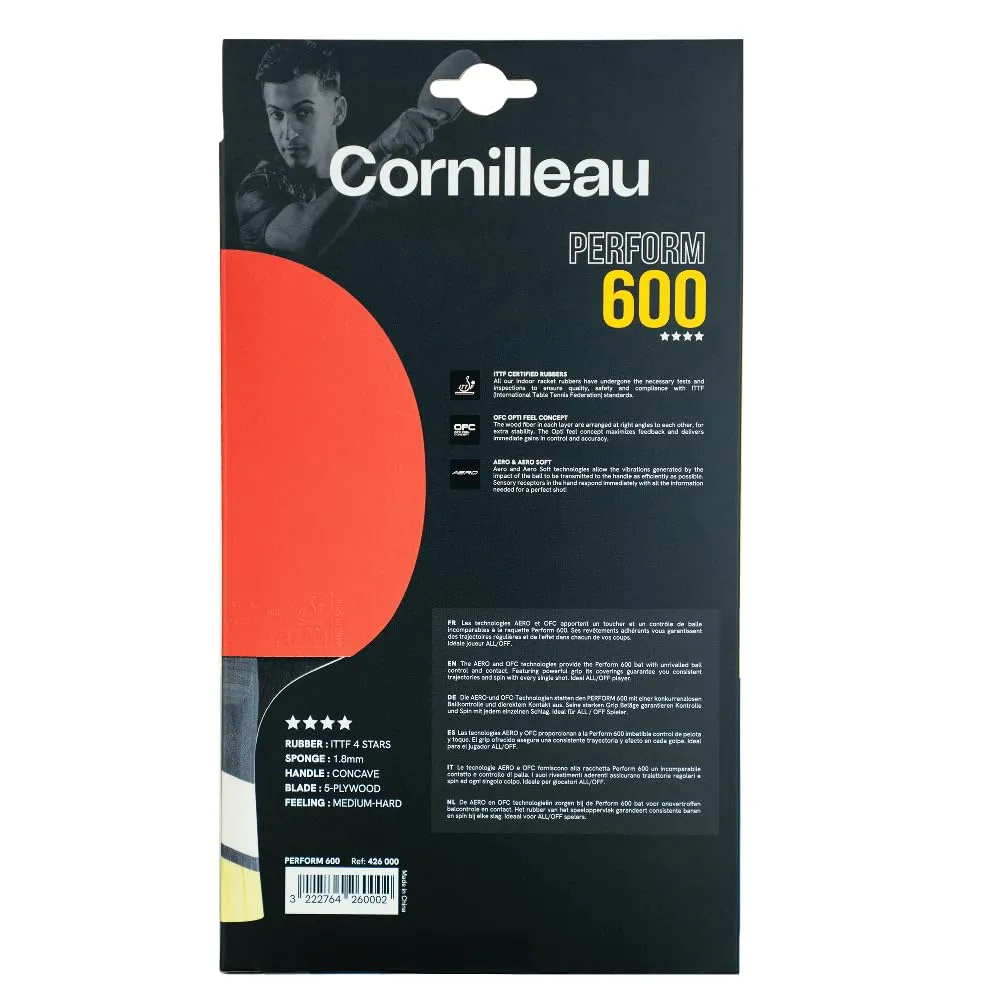 Cornilleau Perform 600 raquette ping-pong club