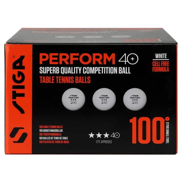 STIGA Perform balles tennis de table 40+ lot 40