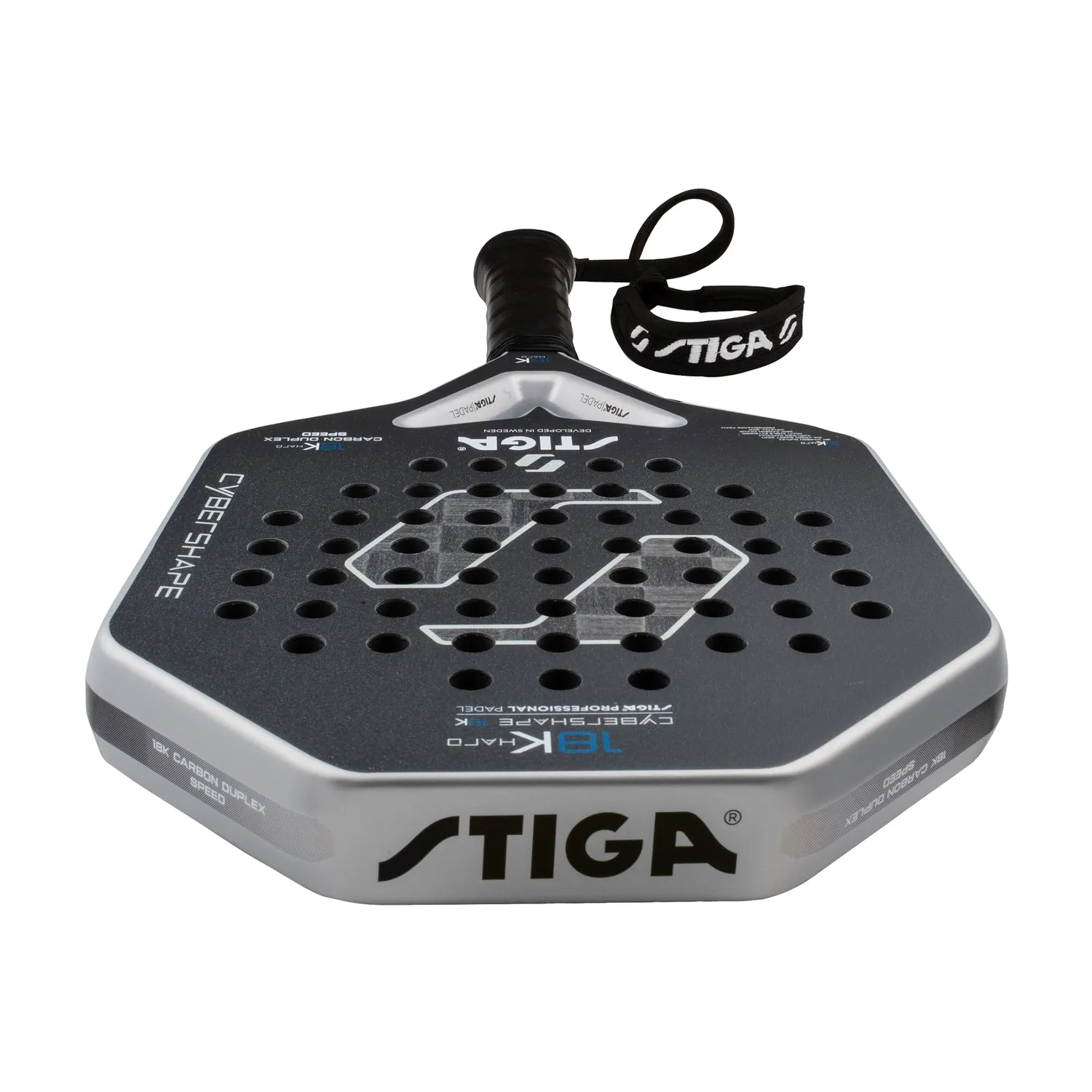STIGA Cybershape 18K Hard raquette padel contrôle