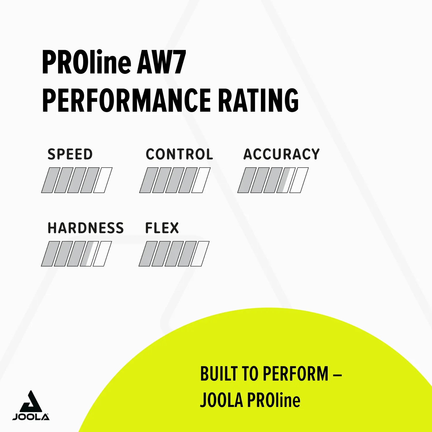 JOOLA PROline AW7 bois de tennis de table concave