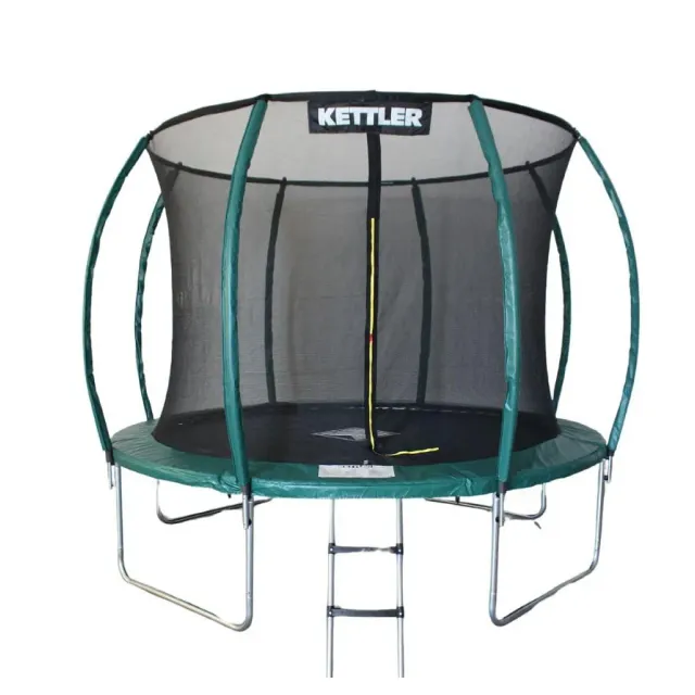 Kettler Jump 305 trampoline jardin Ø 305 cm bleu vert filet