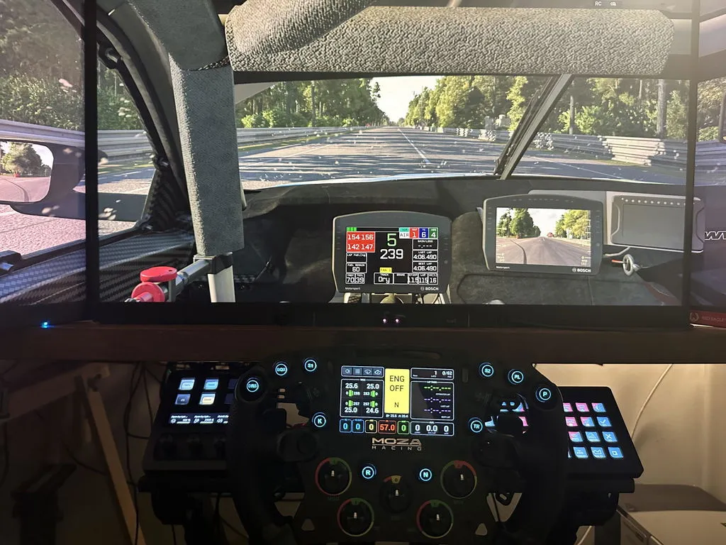 MOZA Racing FSR2 volant formula écran 4,3 pouces