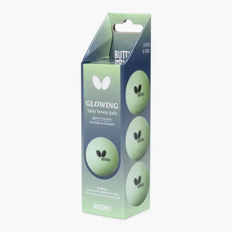 Butterfly Three-Star balles fluorescentes lot de 3