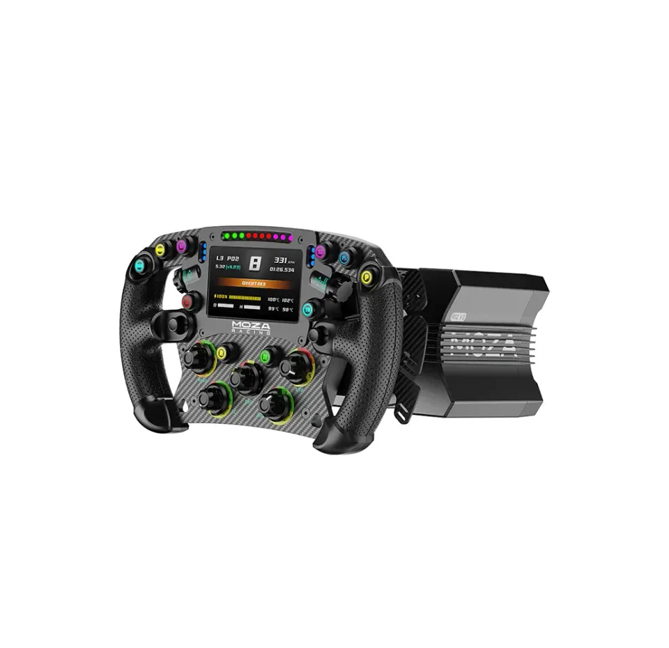 MOZA R12 V2 FSR2 pack base + volant 12 Nm