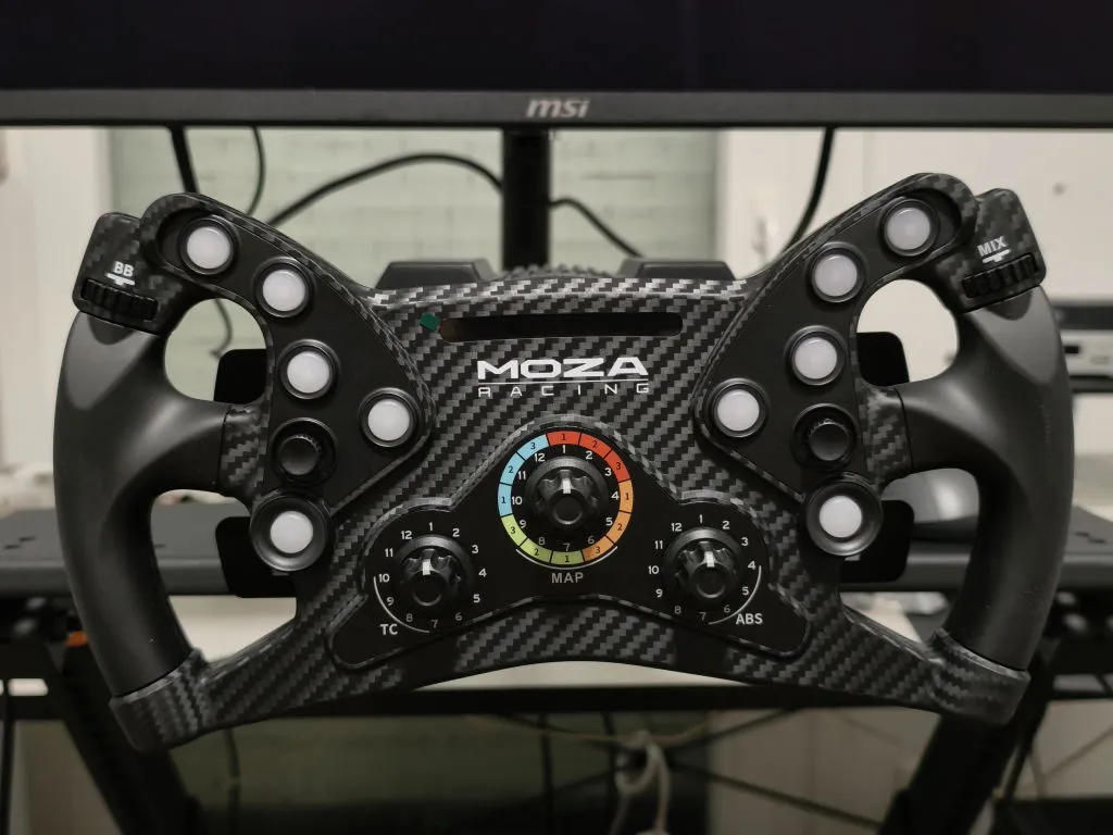 MOZA Racing KS volant GT 300 mm carbone