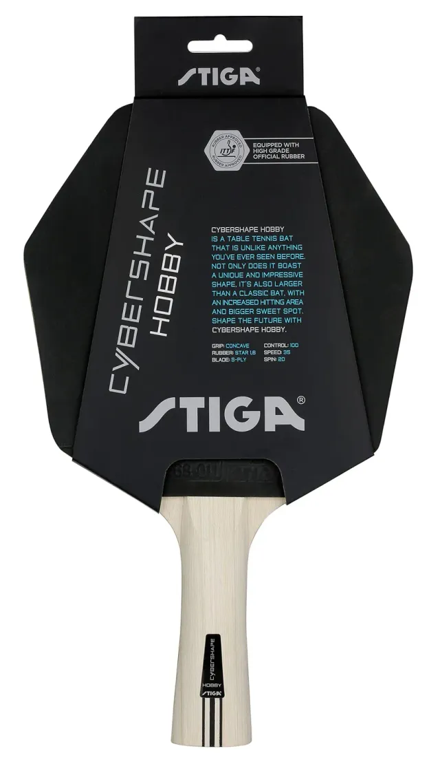 STIGA Cybershape Hobby raquette ping-pong concave