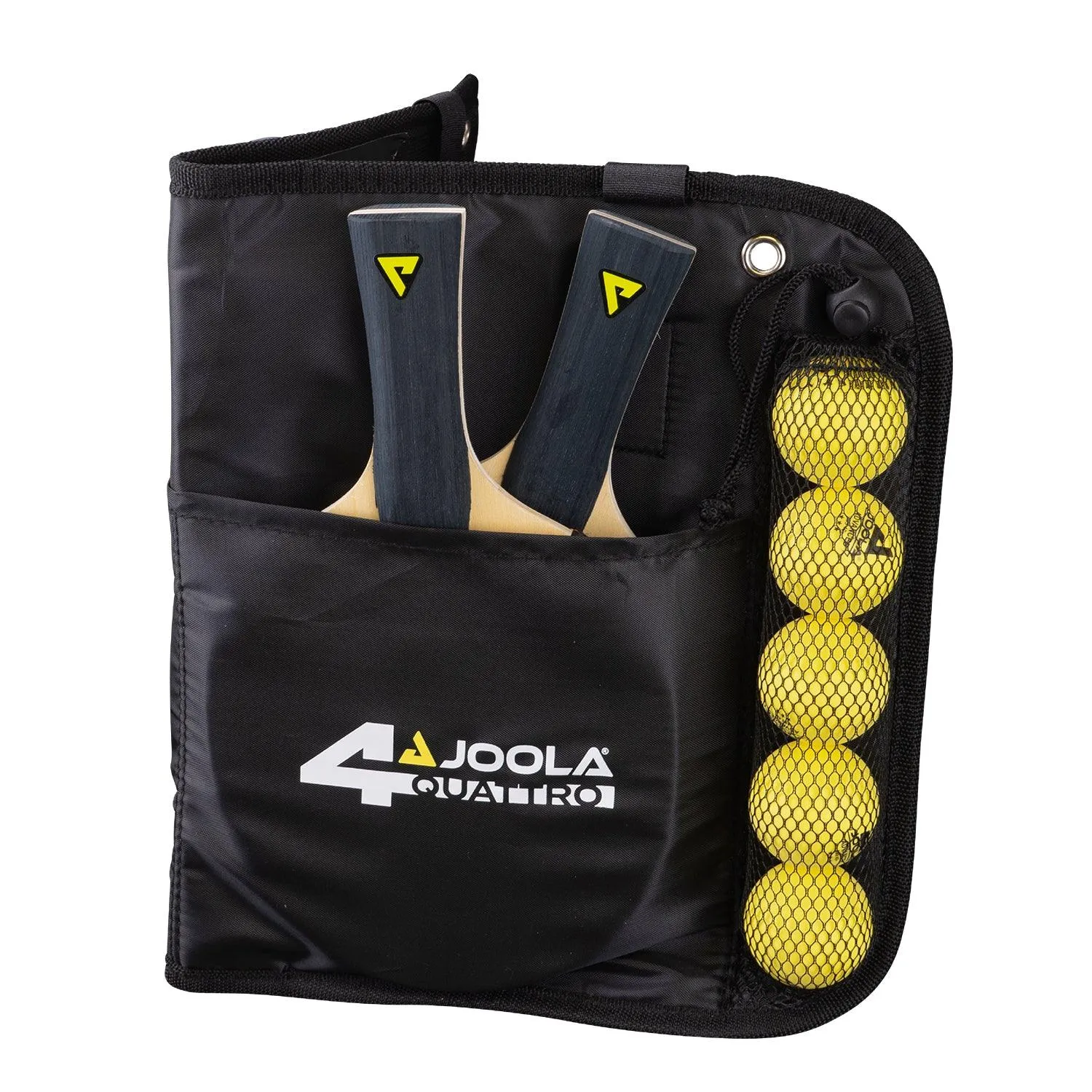 JOOLA Quattro set tennis de table 4 raquettes + 10 balles