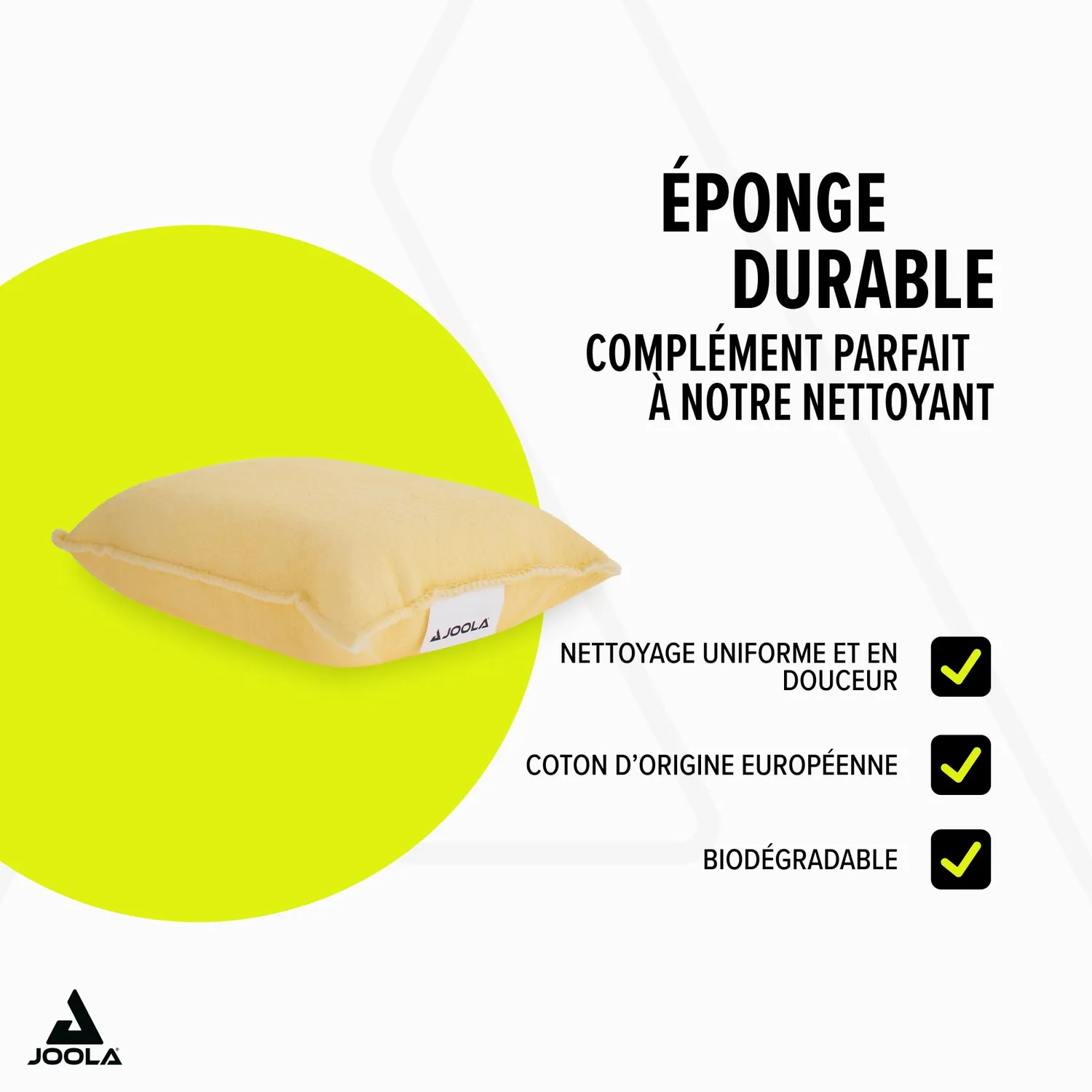 JOOLA Pro Cleaner nettoyant raquette 125 ml + éponge