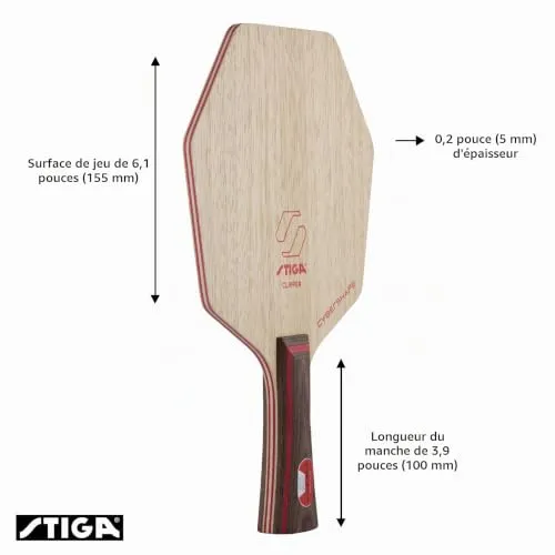 STIGA Cybershape Clipper bois offensif