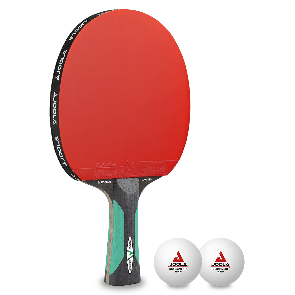 JOOLA Rosskopf Smash raquette tennis de table + 2 balles