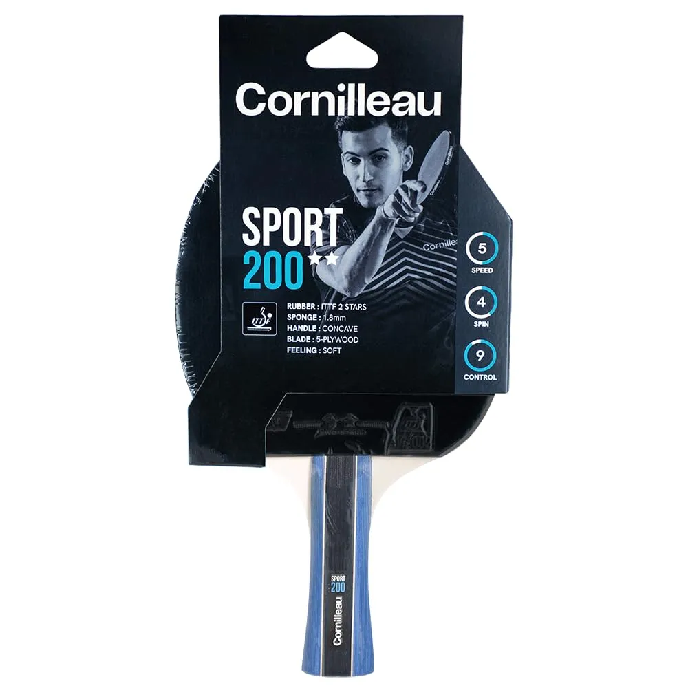 Cornilleau Sport 200 Raquette ping-pong contrôle 2 étoiles