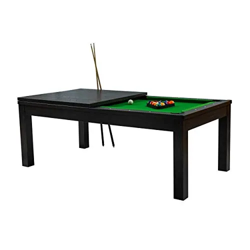 Rendez vous déco Eddie table de billard convertible vert 213 cm
