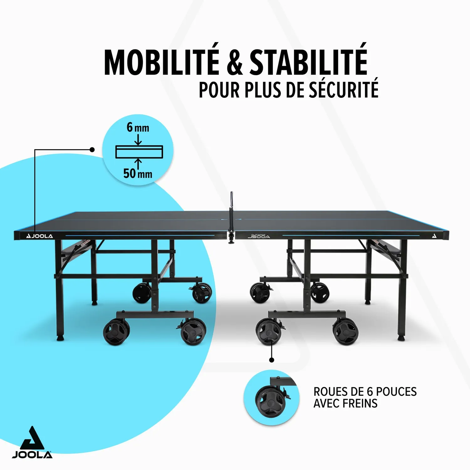 JOOLA J500A table ping-pong extérieur pliante
