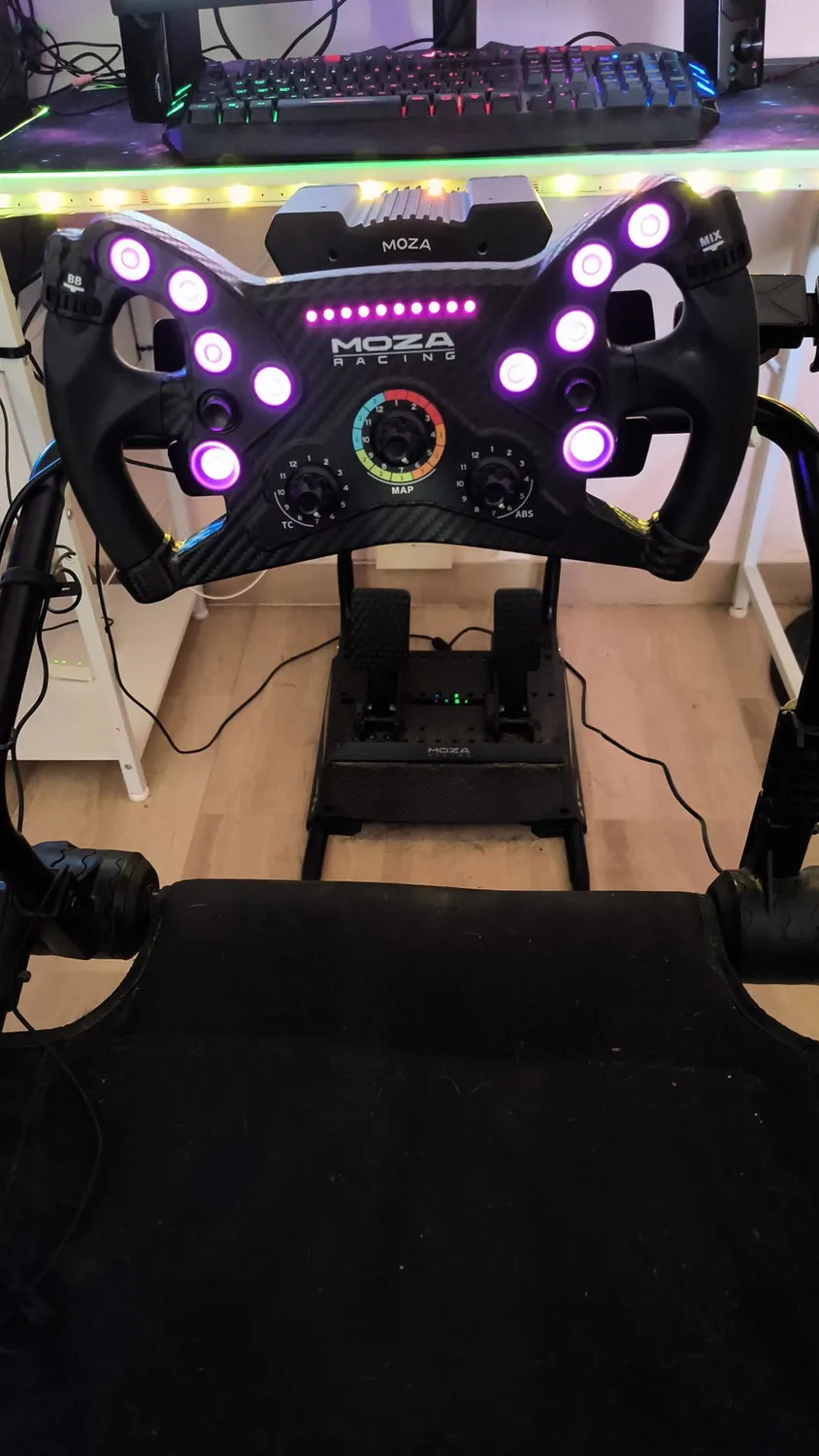 MOZA Racing KS volant GT 300 mm carbone