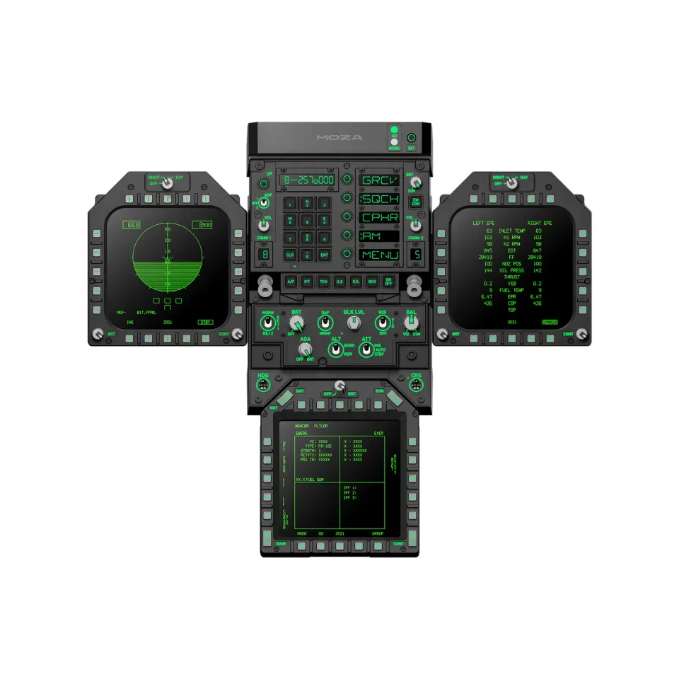 MOZA FMP18 bundle panneaux vol DDI AMPCD
