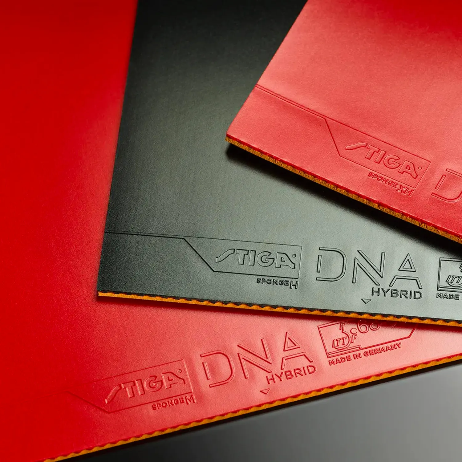 STIGA DNA Hybrid XH revêtement tennis de table noir