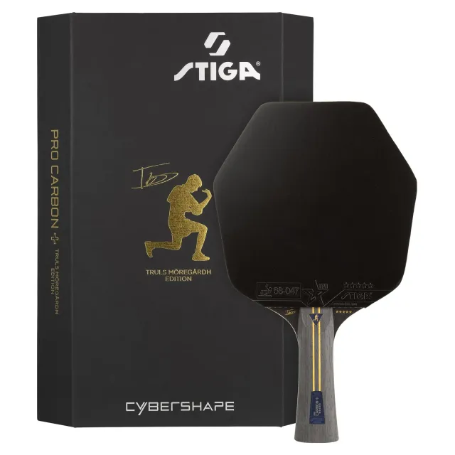 STIGA Pro Carbon+ Cybershape Truls raquette ping-pong 5 étoiles