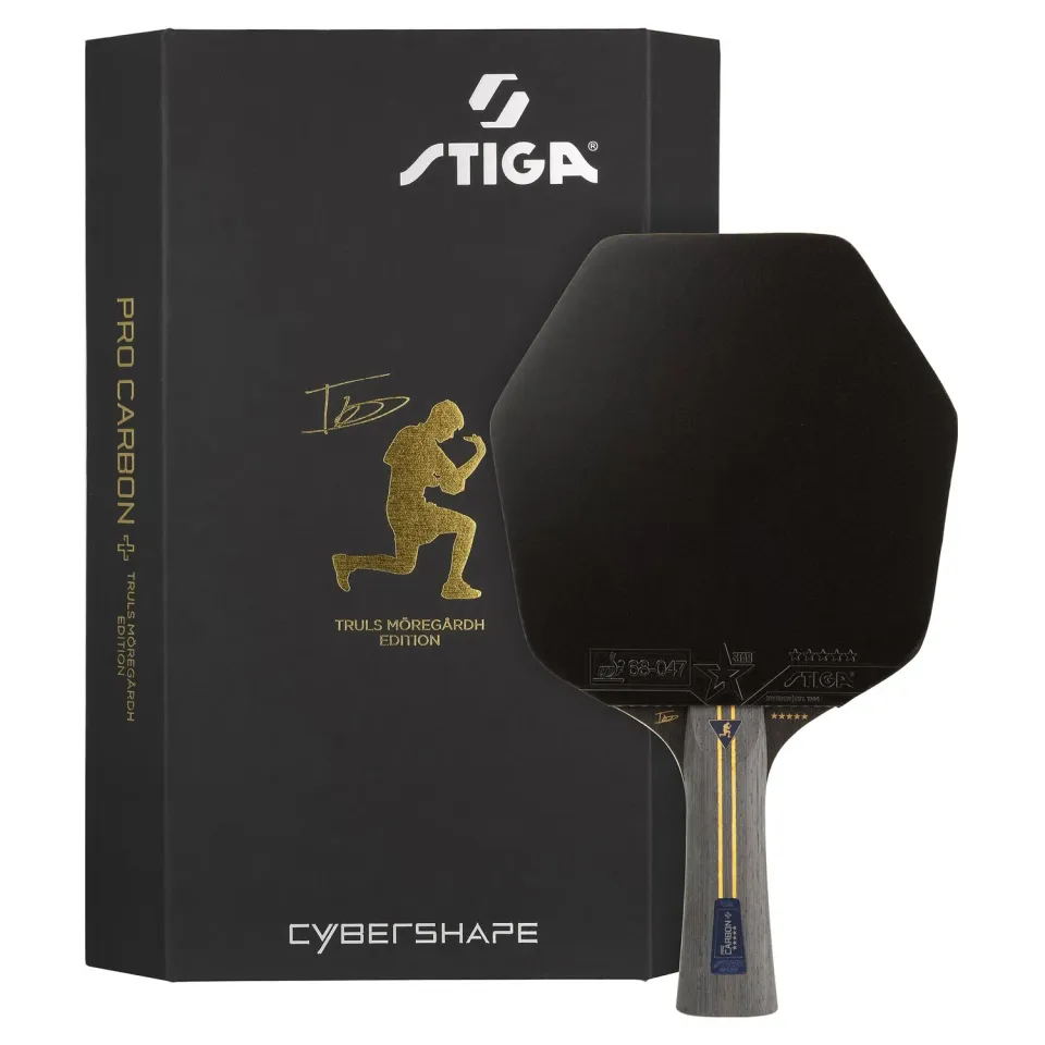 STIGA Pro Carbon+ Cybershape Truls raquette ping-pong 5 étoiles