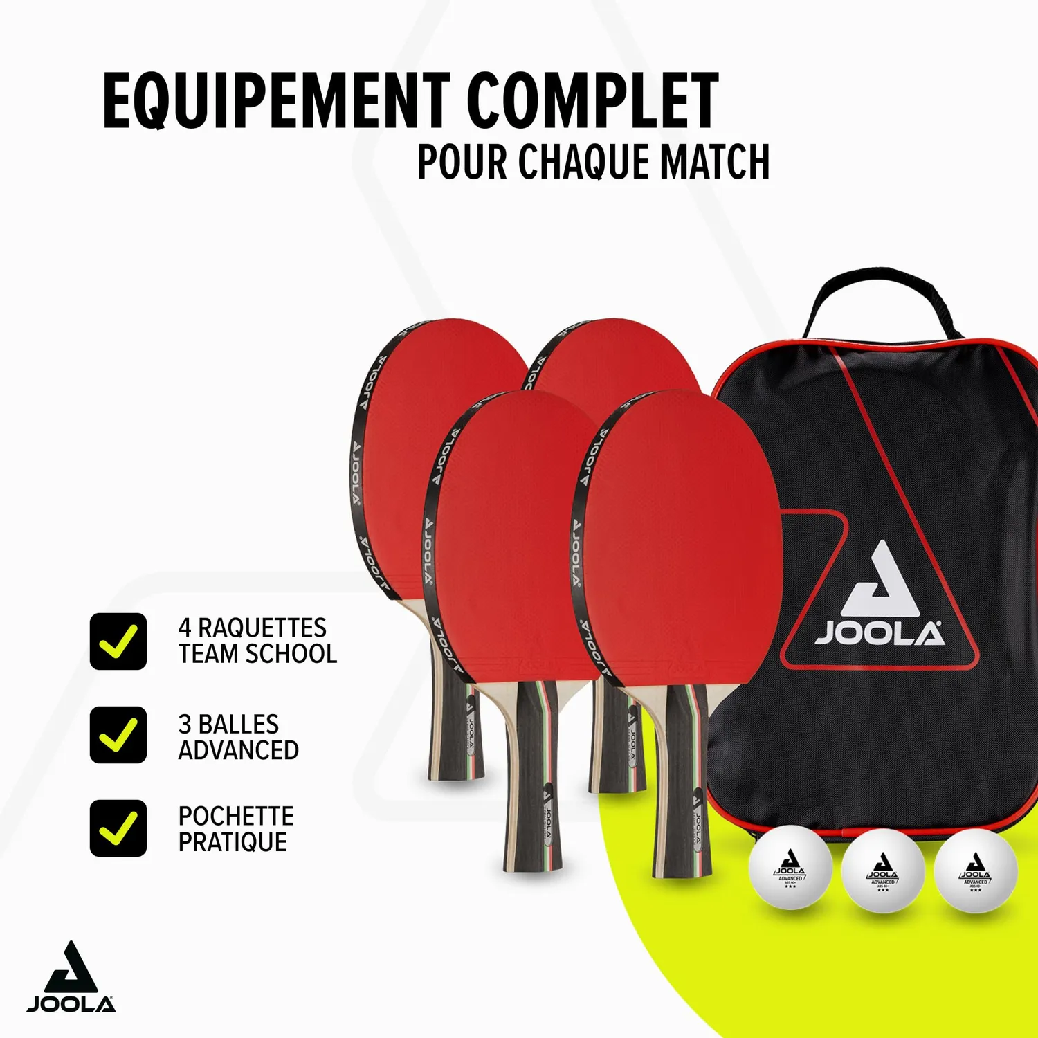 JOOLA Team School set tennis de table école indoor