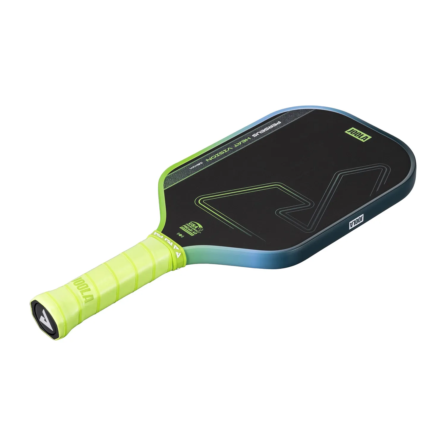 JOOLA Perseus Heat Vision 16mm raquette pickleball rouge contrôle