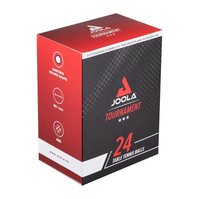JOOLA Tournament 40+ balles tennis de table pack 24 ABS