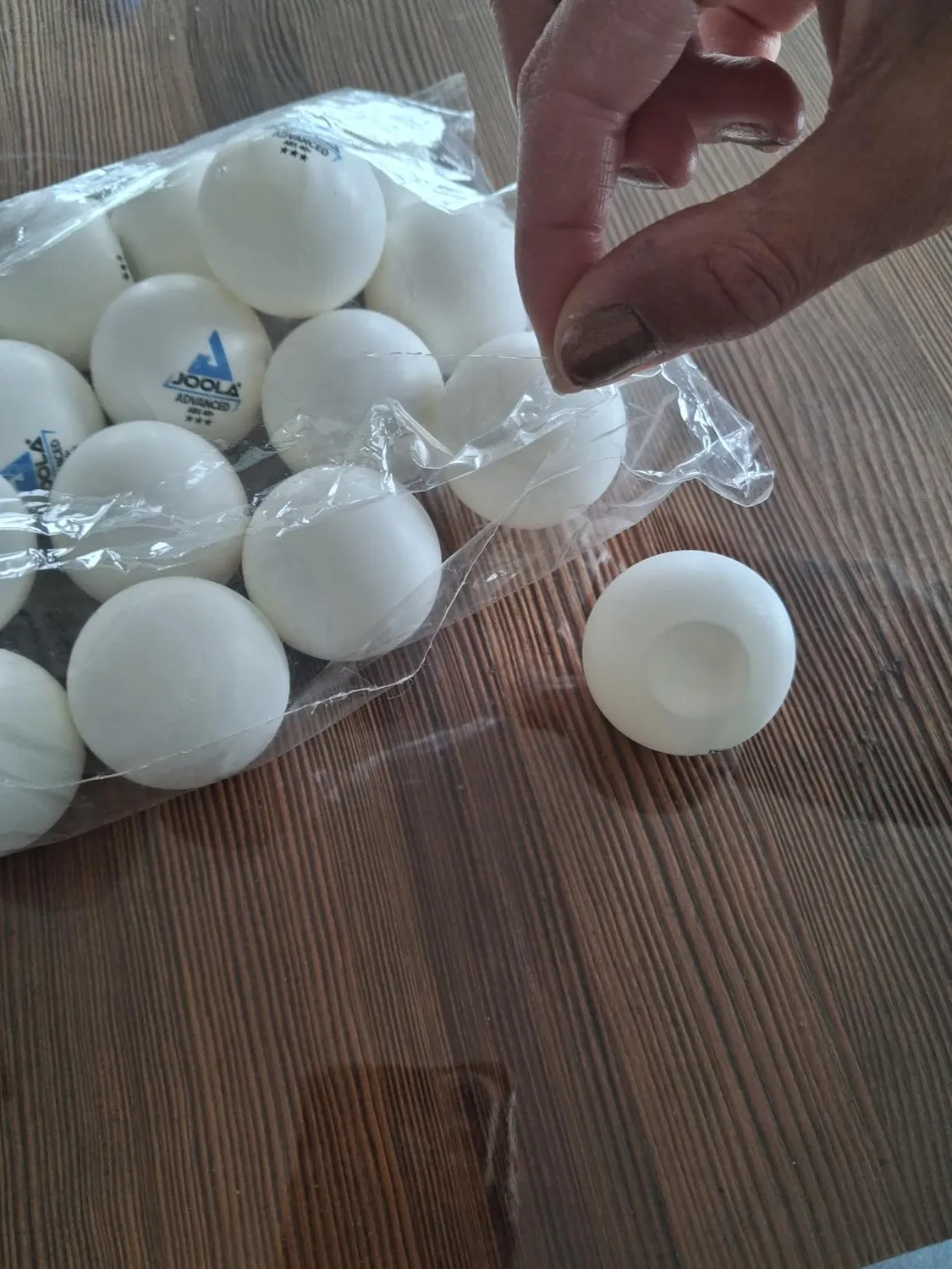 JOOLA Training Advanced balles ping-pong 15 pièces 3 étoiles