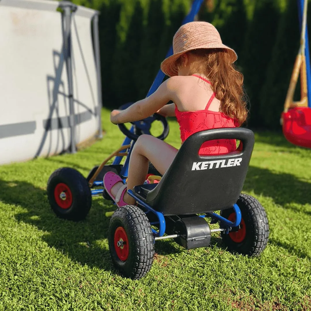 KETTLER Kettcar Retro voiture à pédales bleu 3-6 ans