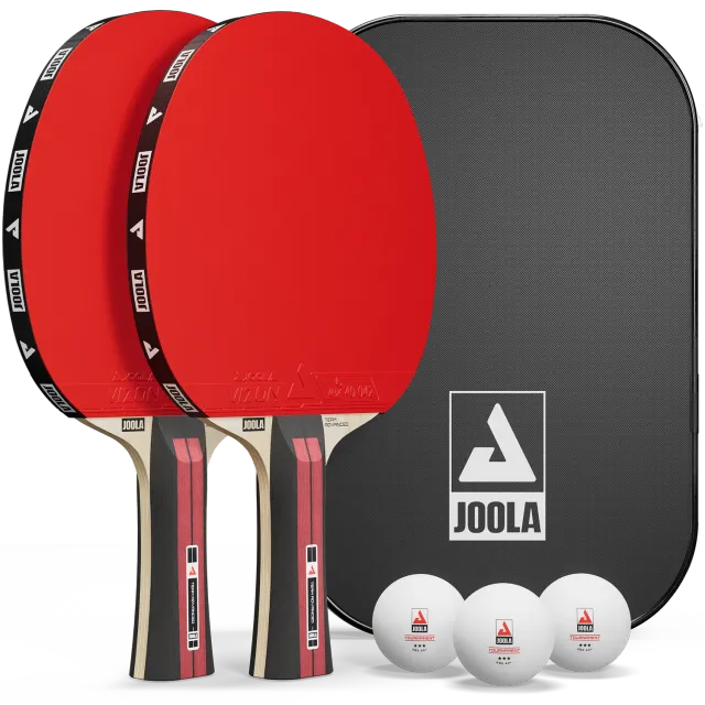 JOOLA Team Advanced set tennis de table 2 raquettes contrôle
