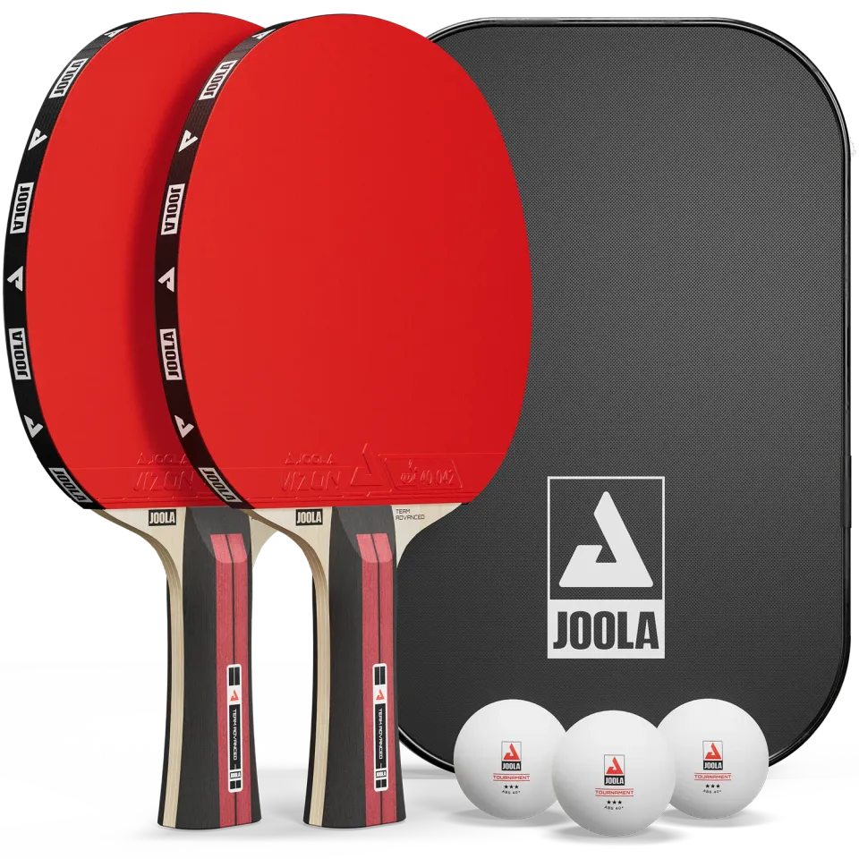 JOOLA Team Advanced set tennis de table 2 raquettes contrôle