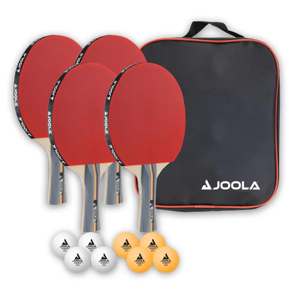 JOOLA Team School set raquettes ping-pong 4 joueurs