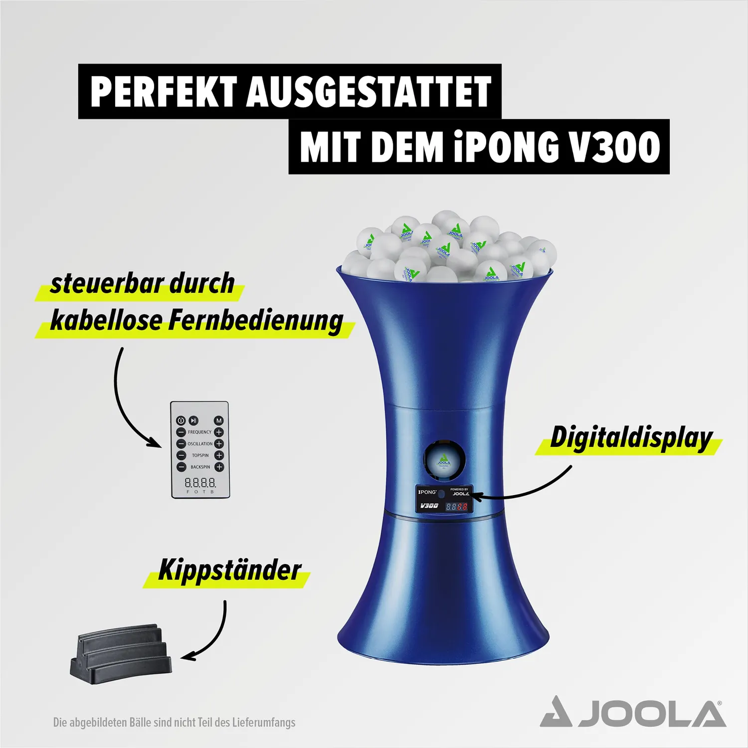 JOOLA TT-Buddy V300 robot ping-pong oscillant