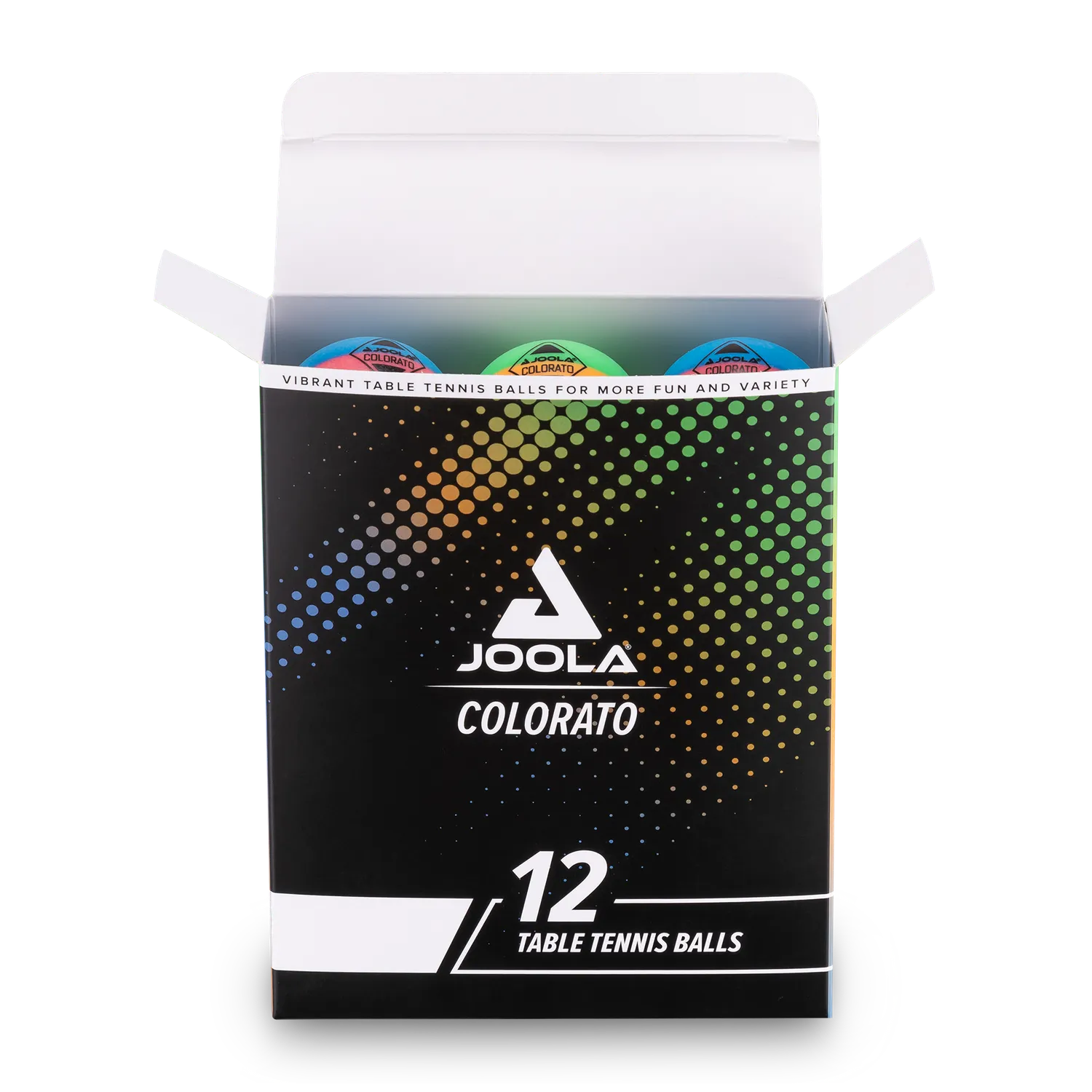JOOLA Colorato balles tennis de table x12 couleurs