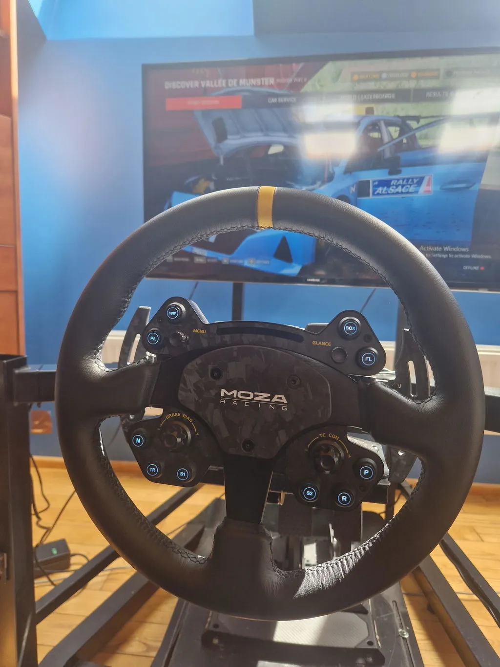 MOZA Racing RS V2 volant GT 13 pouces cuir