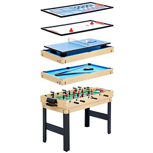 Rendez vous déco Boby table multi-jeux hêtre 20 en 1