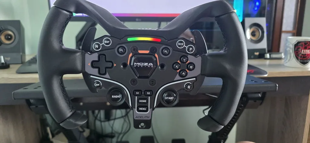 MOZA R5 Pro pack volant direct drive 6 Nm