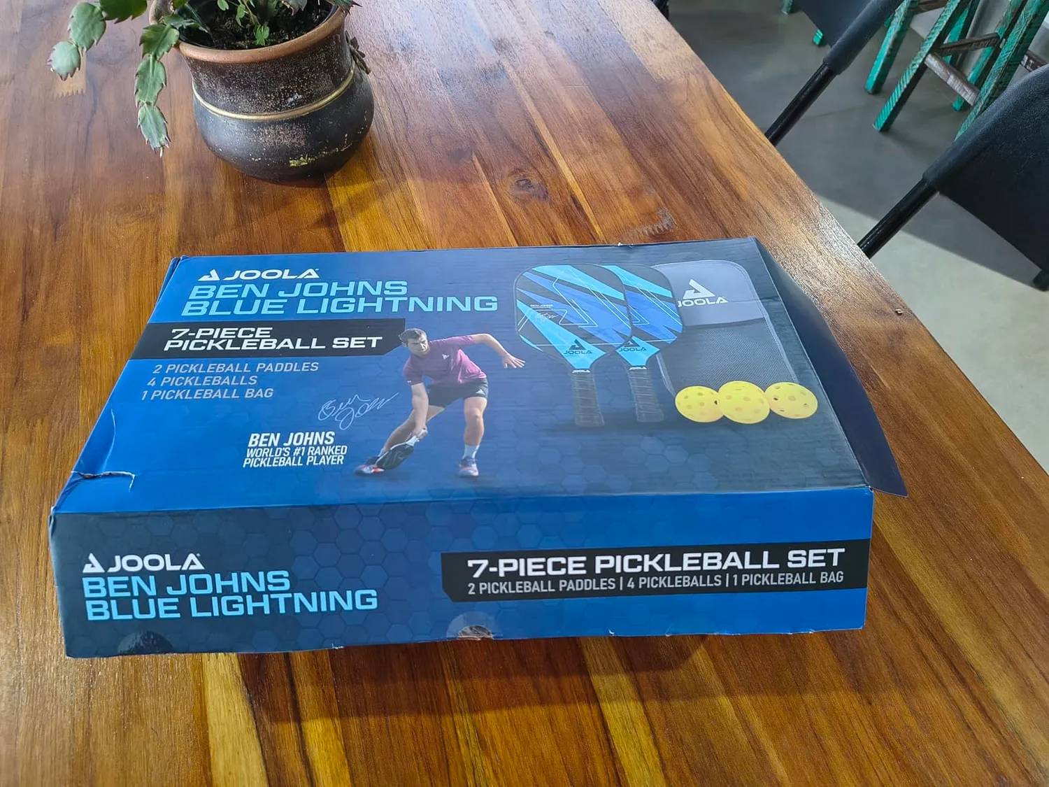 JOOLA Blue Lightning set pickleball 2 raquettes