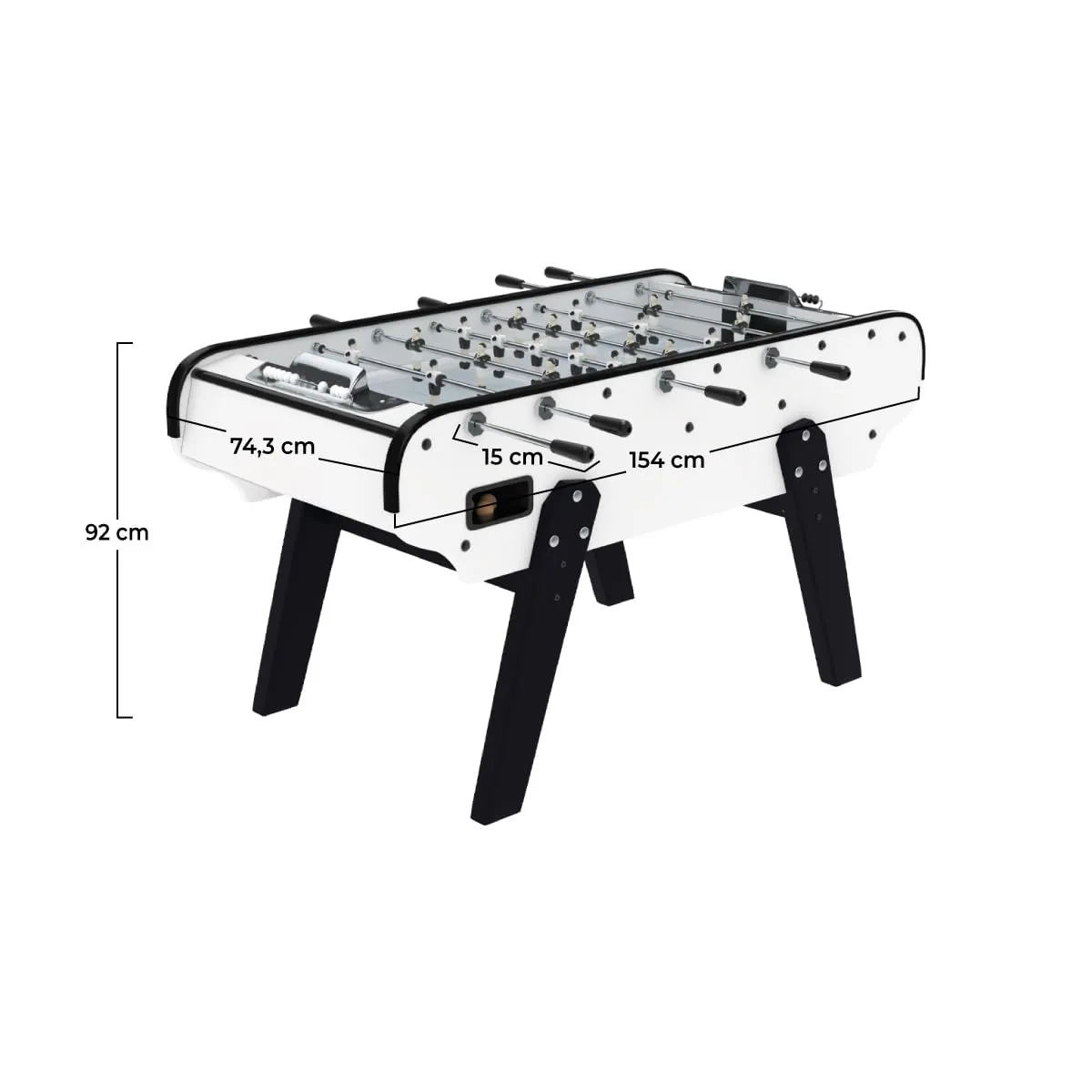 Rendez vous déco Scudetto baby foot blanc adulte