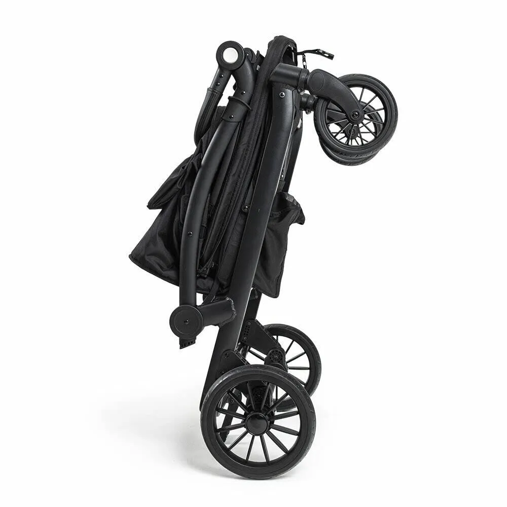 KETTLER Compact Chariot pliable noir 2 enfants 70 kg
