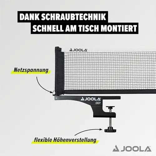 JOOLA Easy ensemble filet poteaux tennis de table métal