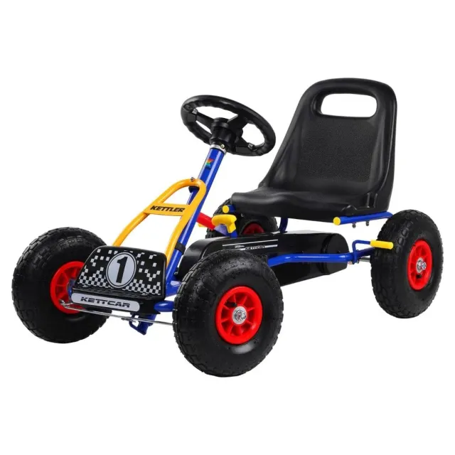 KETTLER Kettcar Retro voiture à pédales bleu 3-6 ans