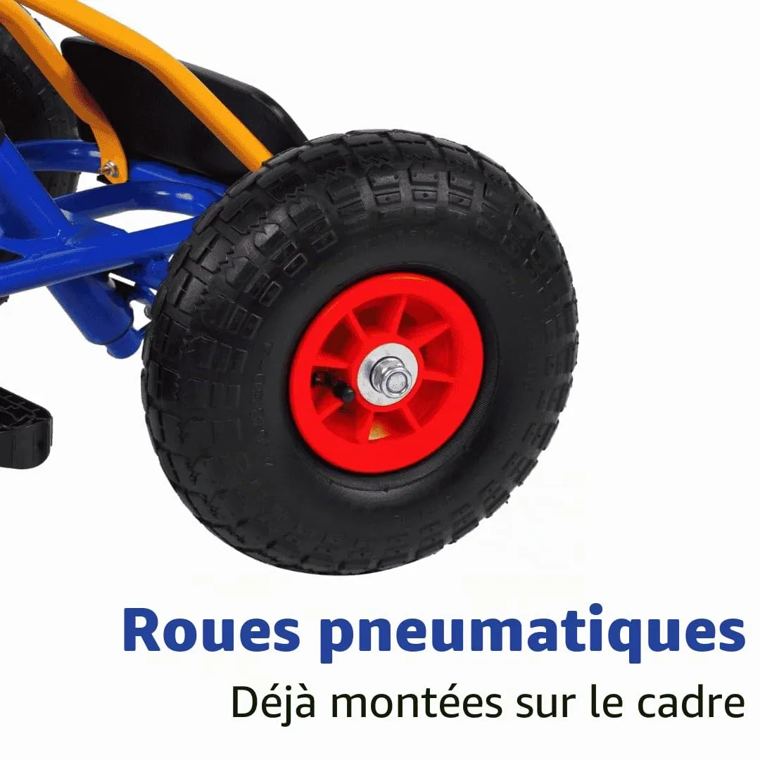 KETTLER Kettcar Retro voiture à pédales bleu 3-6 ans