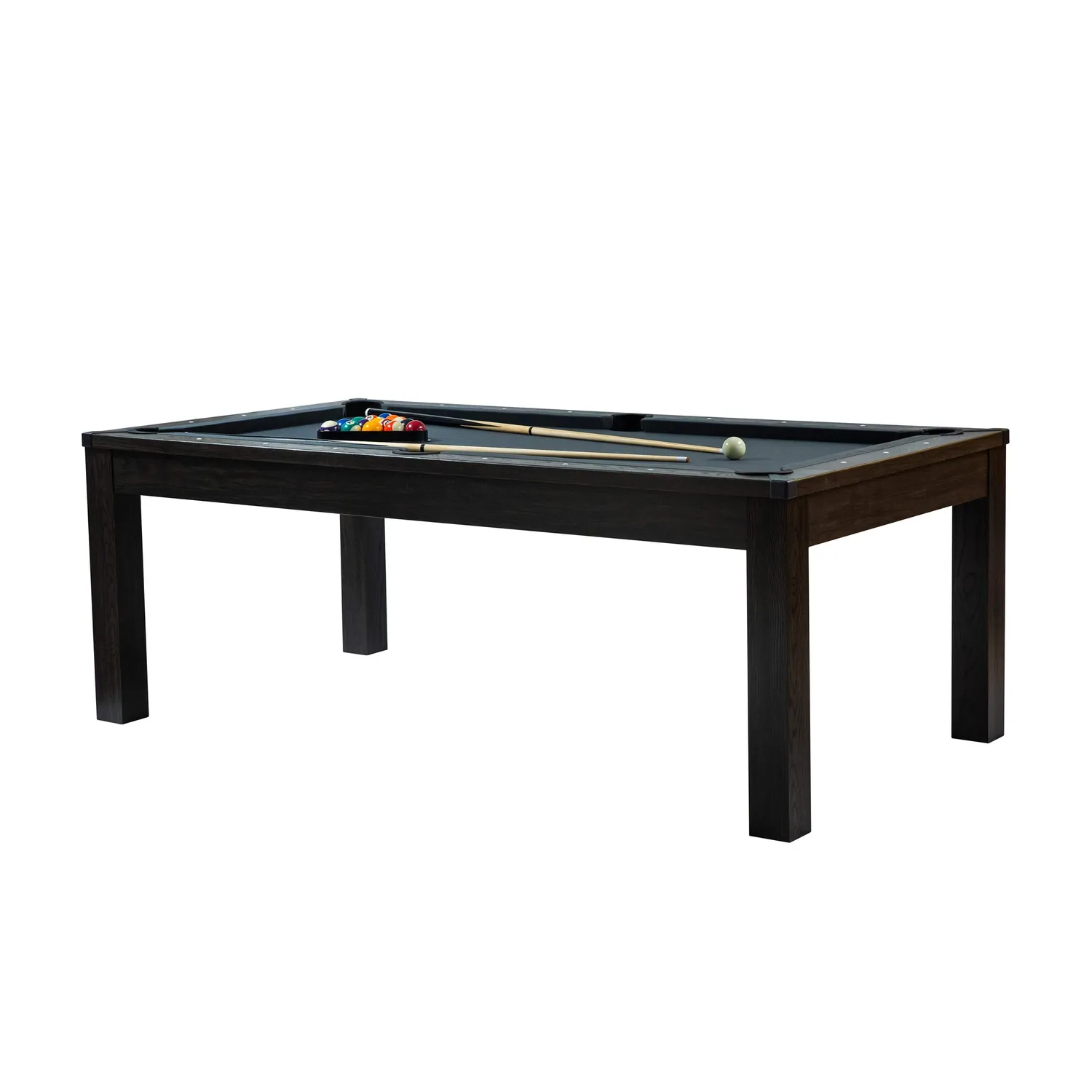 Rendez vous déco Eddie table billard convertible gris 10 pers
