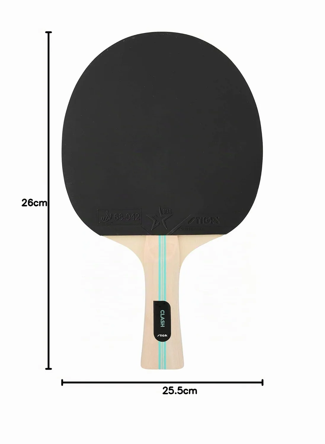 STIGA Hobby Clash raquette ping-pong contrôle noir/rouge