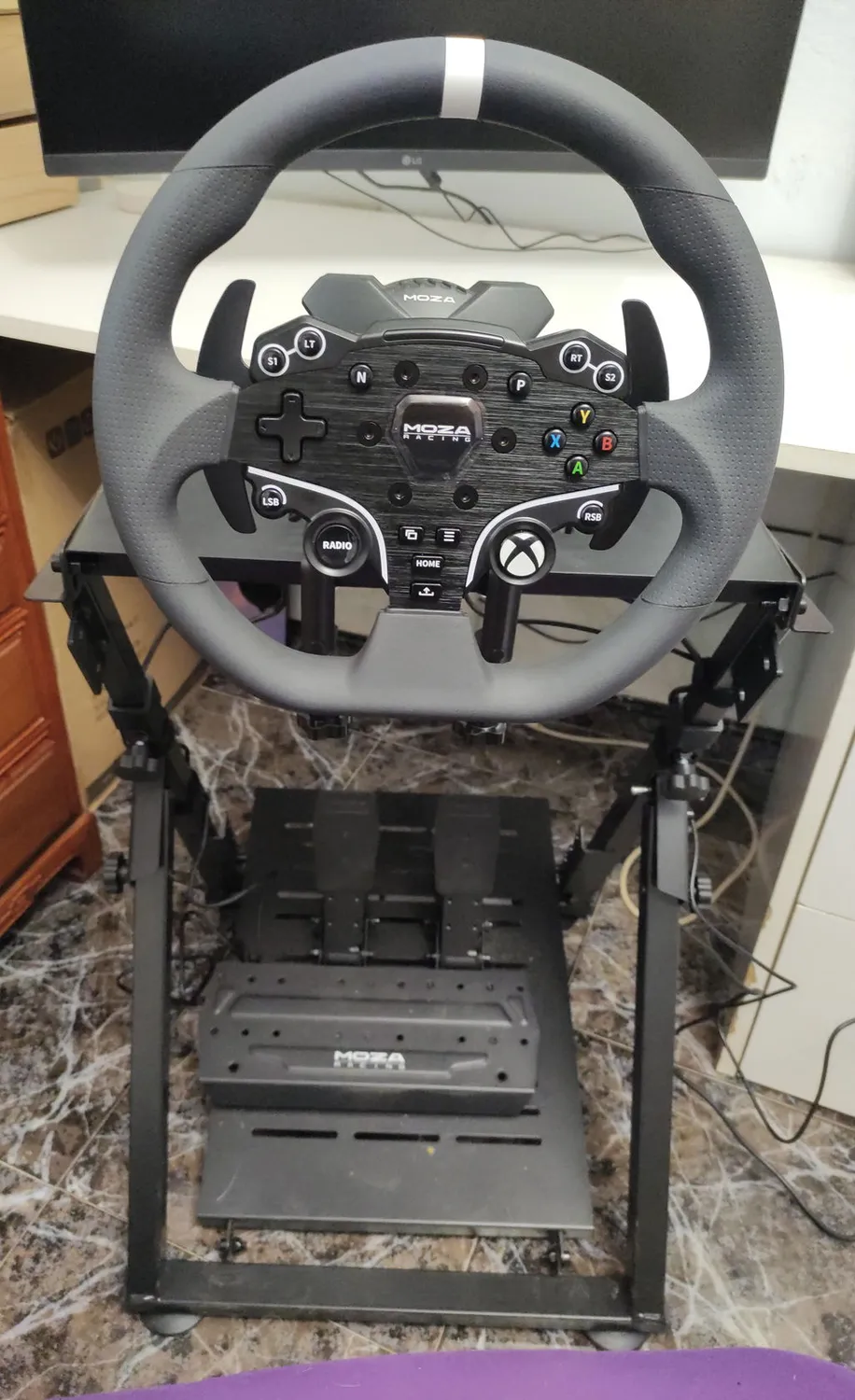 MOZA R3 volant pedales Xbox PC 3,9 Nm