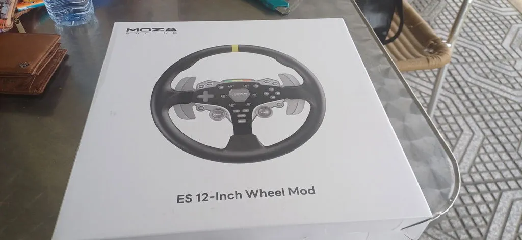 MOZA Racing ESX mod volant rond 12 pouces microfibre