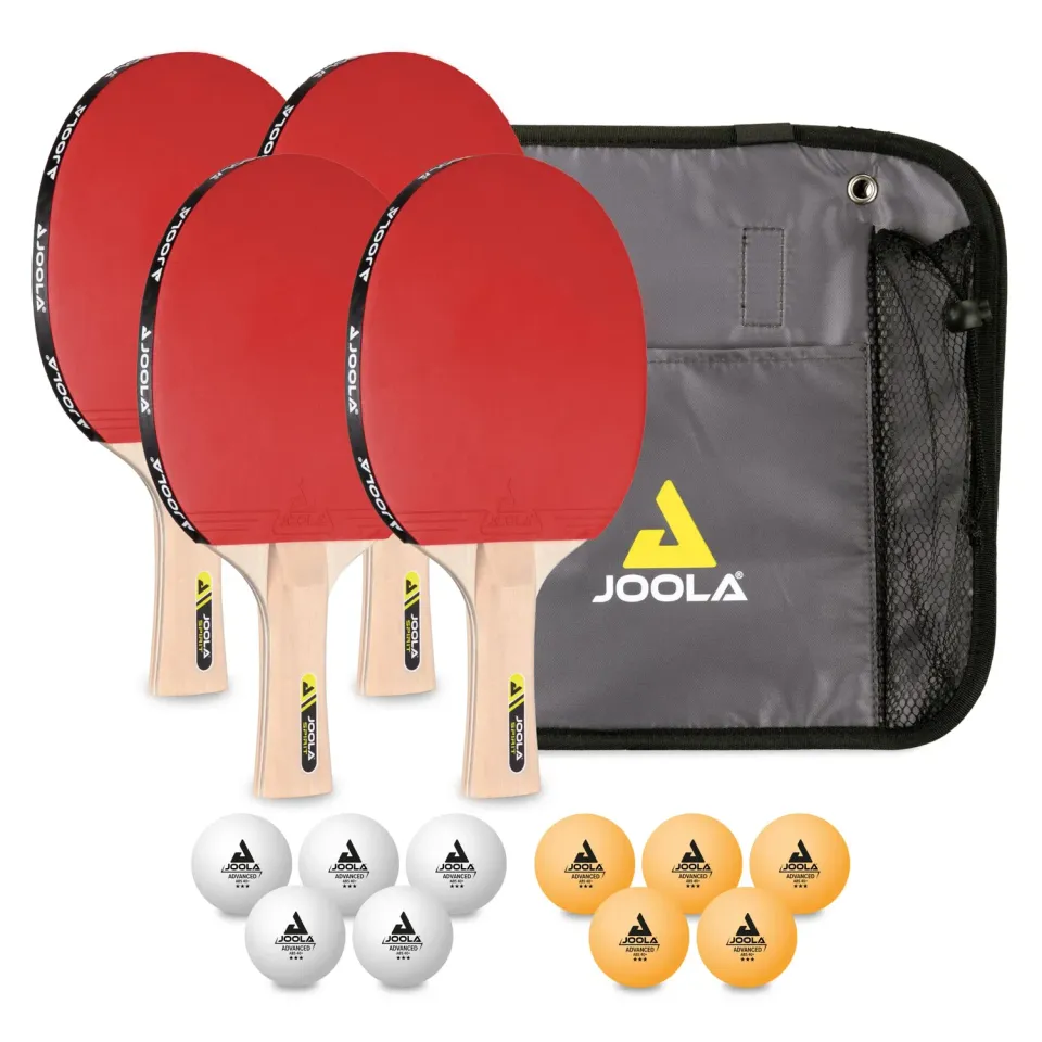 JOOLA Family set tennis de table 4 raquettes loisir