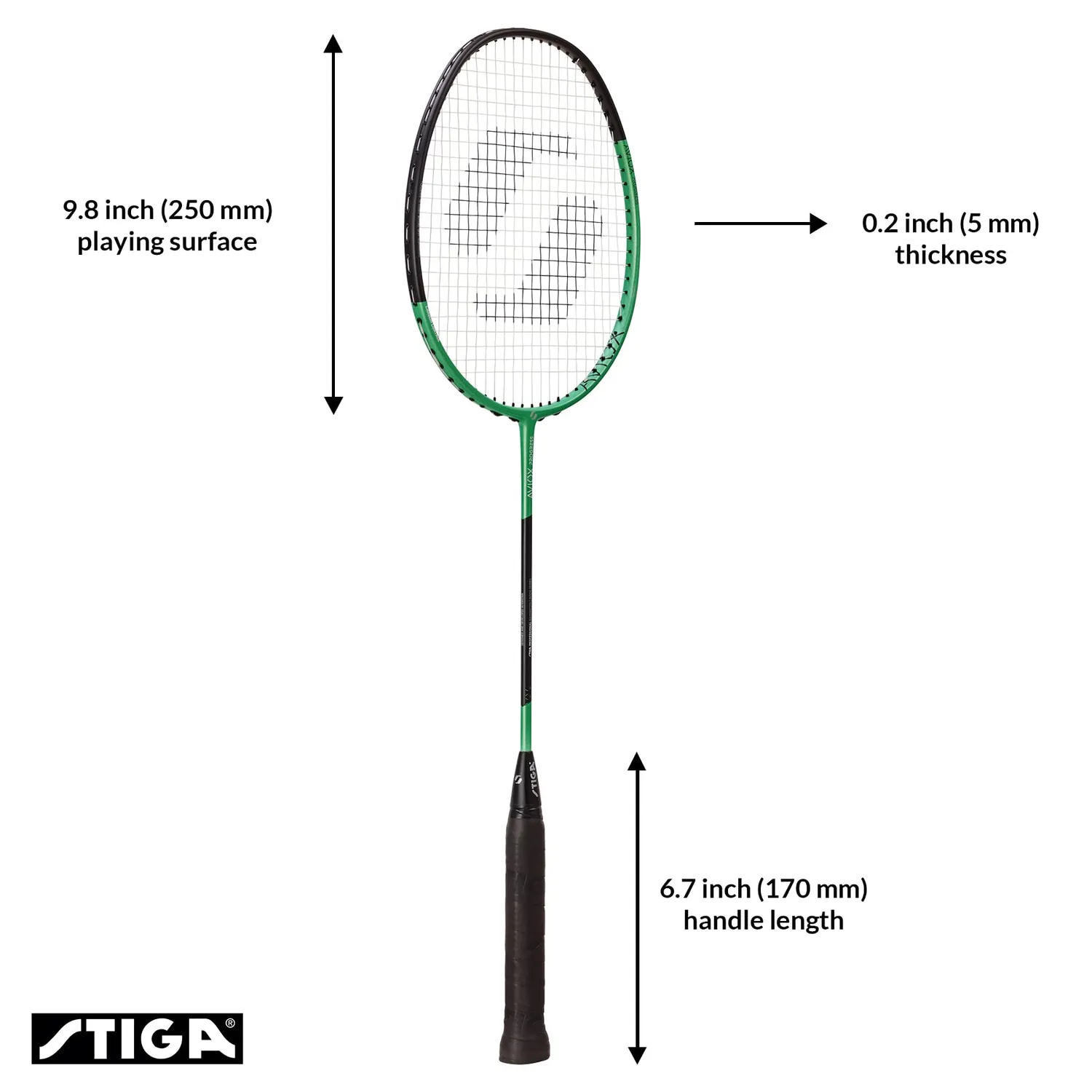STIGA Aviox Progress raquette de badminton 85 g contrôle