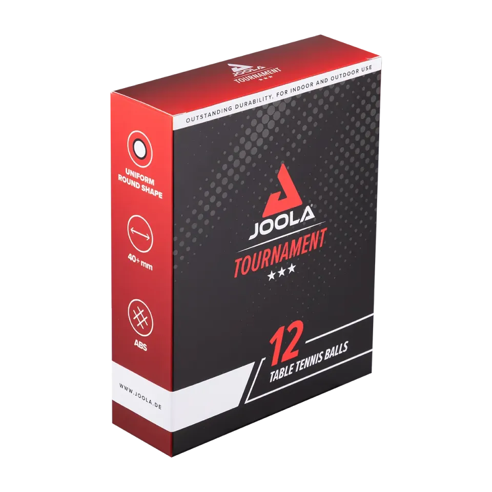 JOOLA Tournament 40+ balles de ping-pong x12 blanches