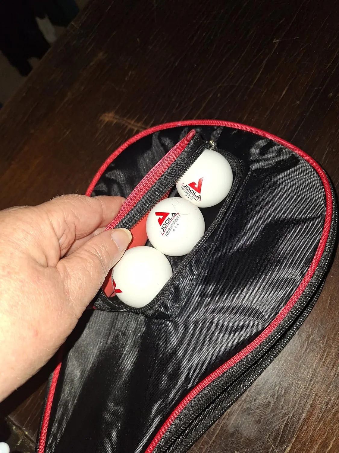 JOOLA Carbon Speed set ping-pong raquette balles housse