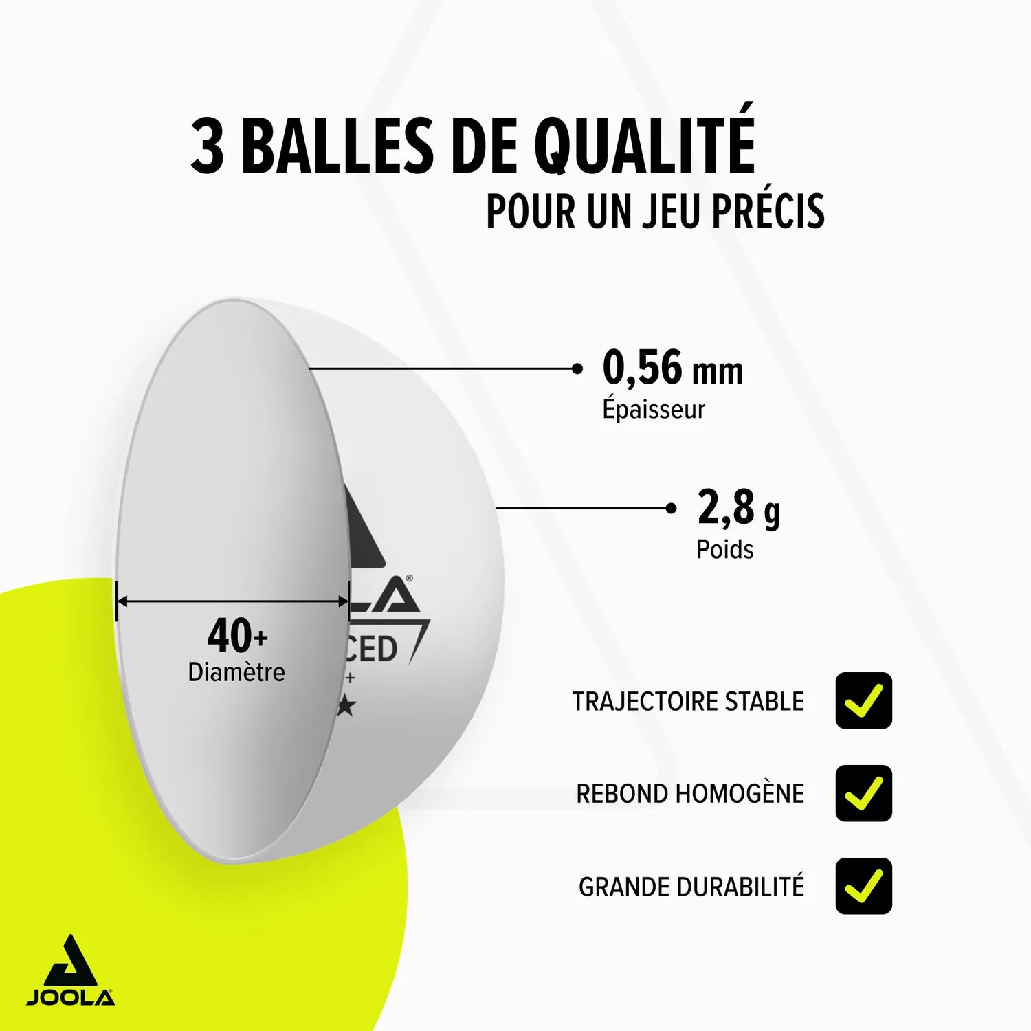 JOOLA Team School set ping pong 4 raquettes
